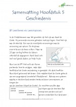 Samenvatting hoofdstuk 5