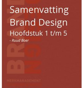 Samenvatting Brand Design