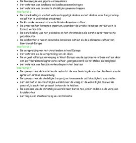 Samenvatting Memo leeropdrachtenboek geschiedenis