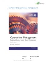 Samenvatting Operations Management blok 5 Fontys BMER