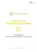 Samenvatting Wft hypothecair krediet