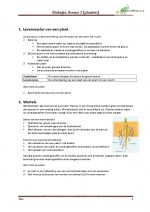 Biologie (bvj) – HAVO/VWO 1 – thema 2 – planten (compleet)