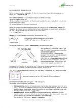 Natuurkunde samenvatting Warmteleer