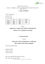 Business Economics formules (cost methods)