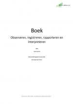 observeren, registreren, rapporteren en interpreteren