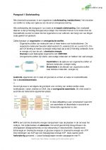 Samenvatting Biologie voor jou 5 vwo Stofwisseling